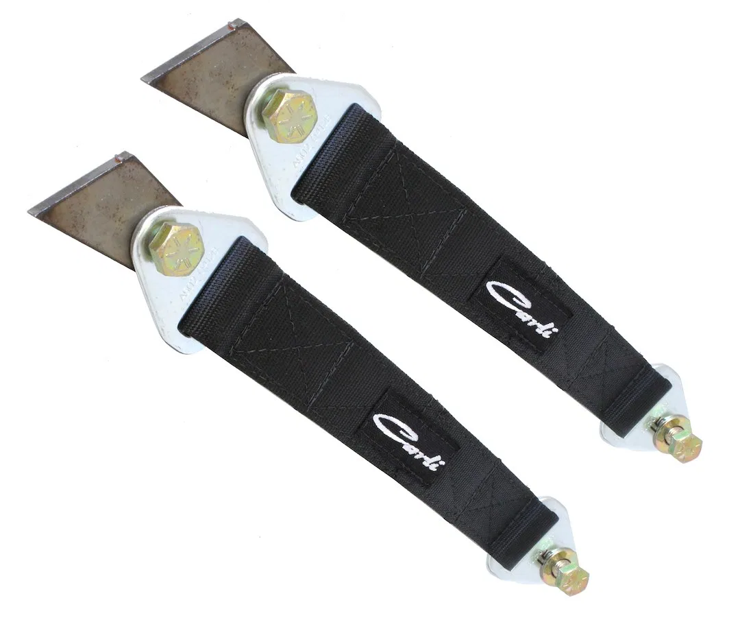 CS-DLSK315 – CARLI SUSPEN Axle Travel Limiting Strap, 15 Inch Length Black Set Of 2